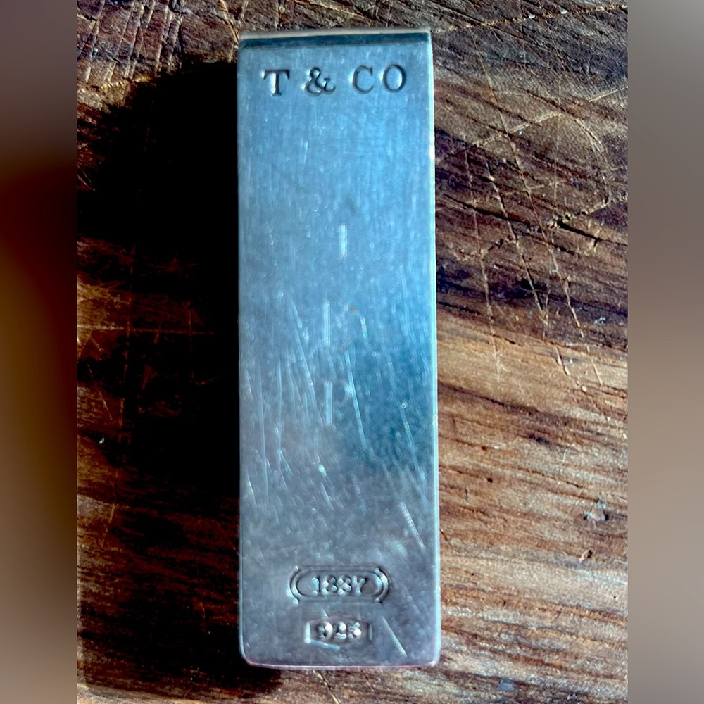 Tiffany silver money clip